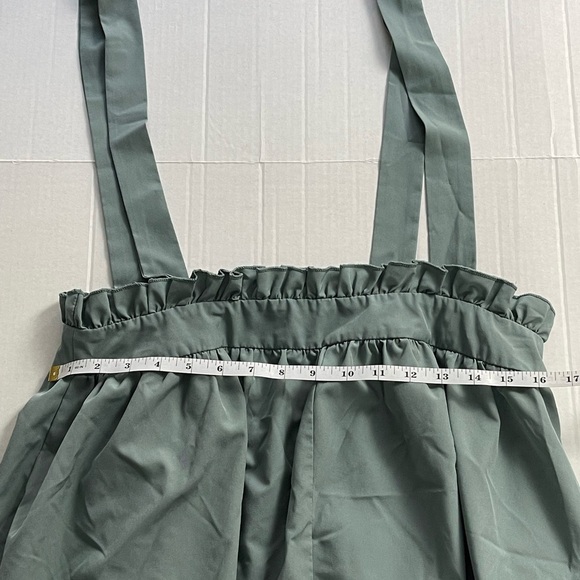 SHEIN Green Ruffle Strap Dress - Picture 4 of 7